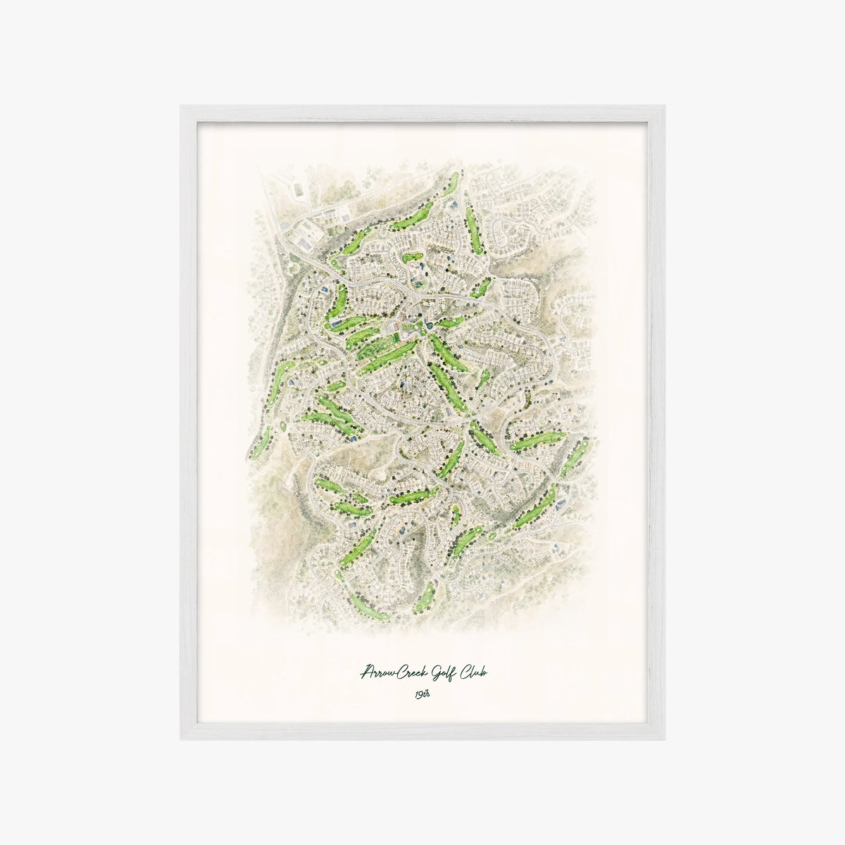 ArrowCreek Golf Club white frame