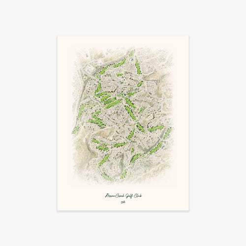 ArrowCreek Golf Club printed artwork