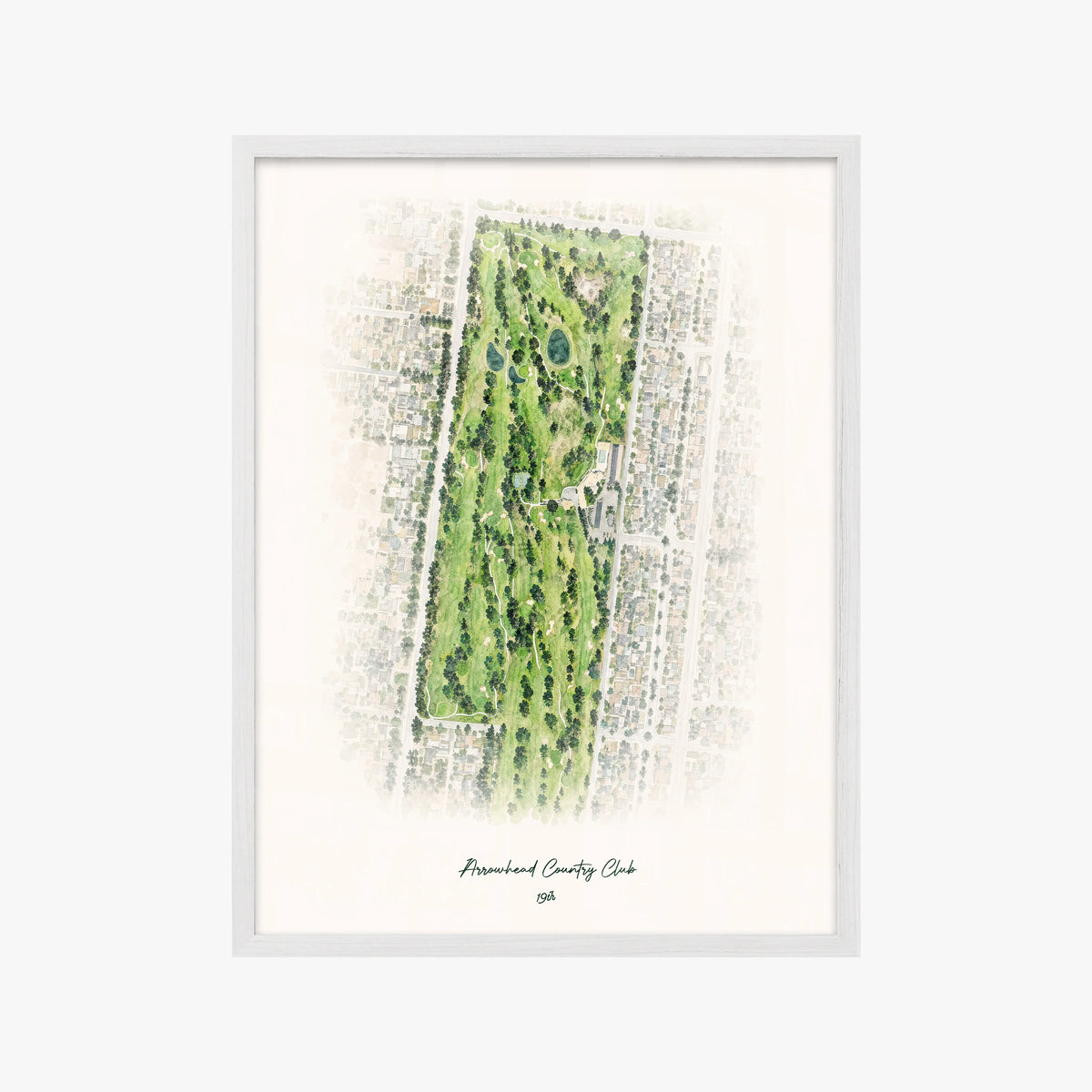 Arrowhead Country Club white frame