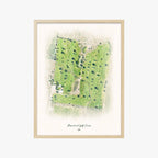 Arrowhead Golf Course wood frame