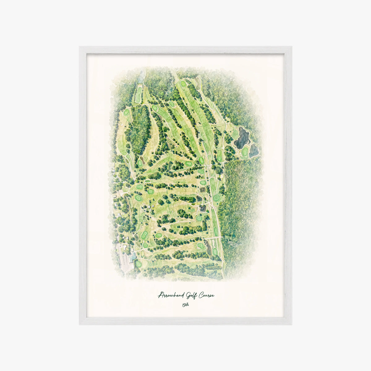 Arrowhead Golf Course white frame