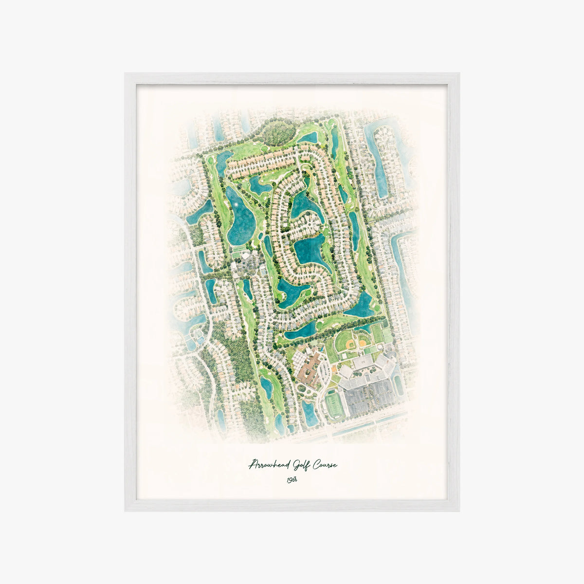 Arrowhead Golf Course white frame