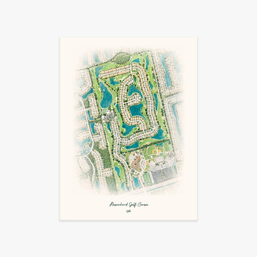 Arrowhead Golf Course printed artwork