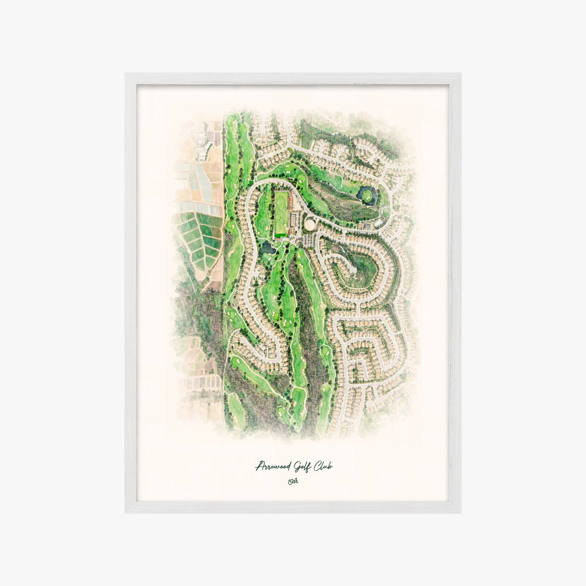 Arrowood Golf Club white frame
