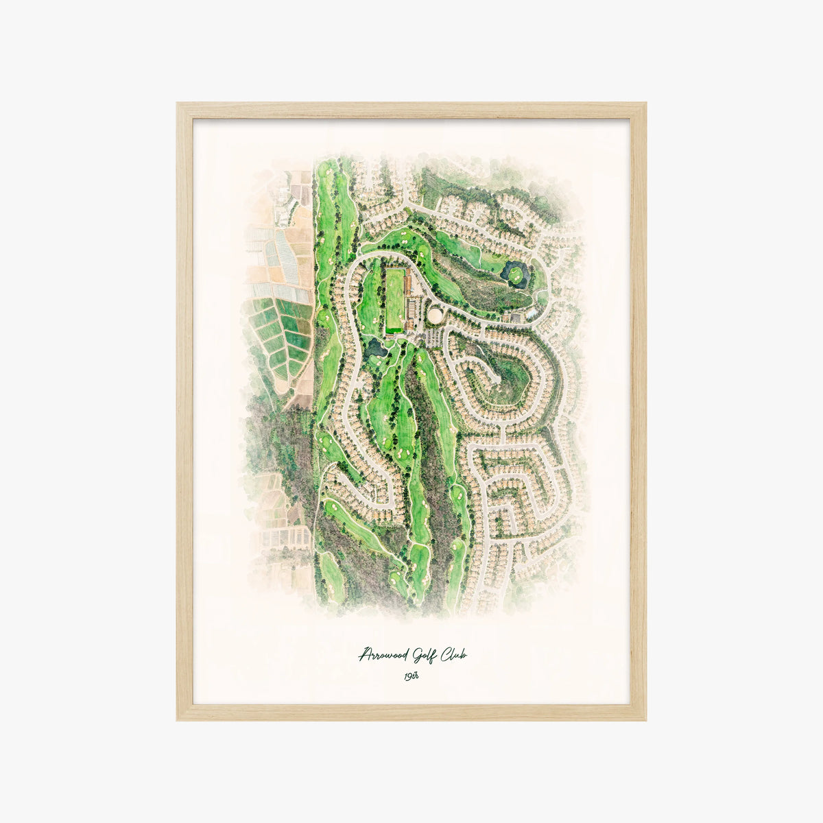 Arrowood Golf Club wood frame