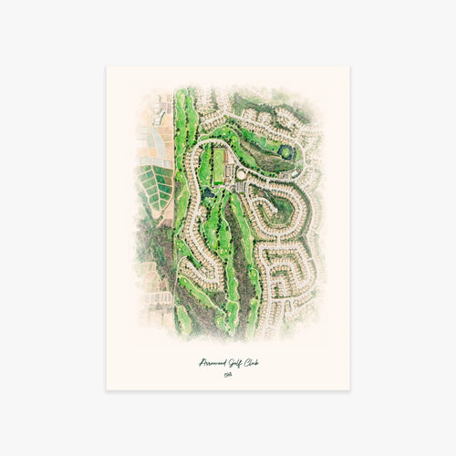 Arrowood Golf Club printed artwork