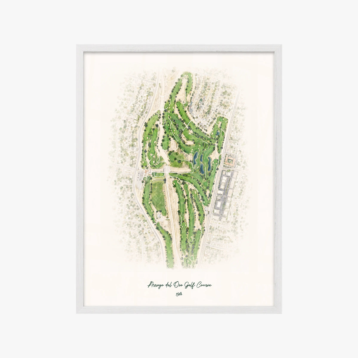 Arroyo del Oso Golf Course white frame