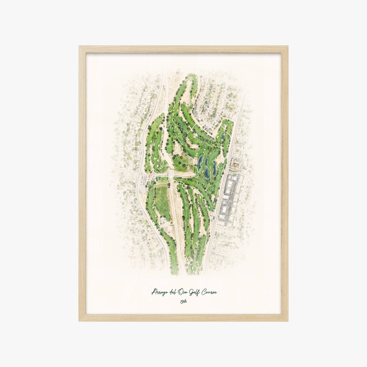 Arroyo del Oso Golf Course wood frame