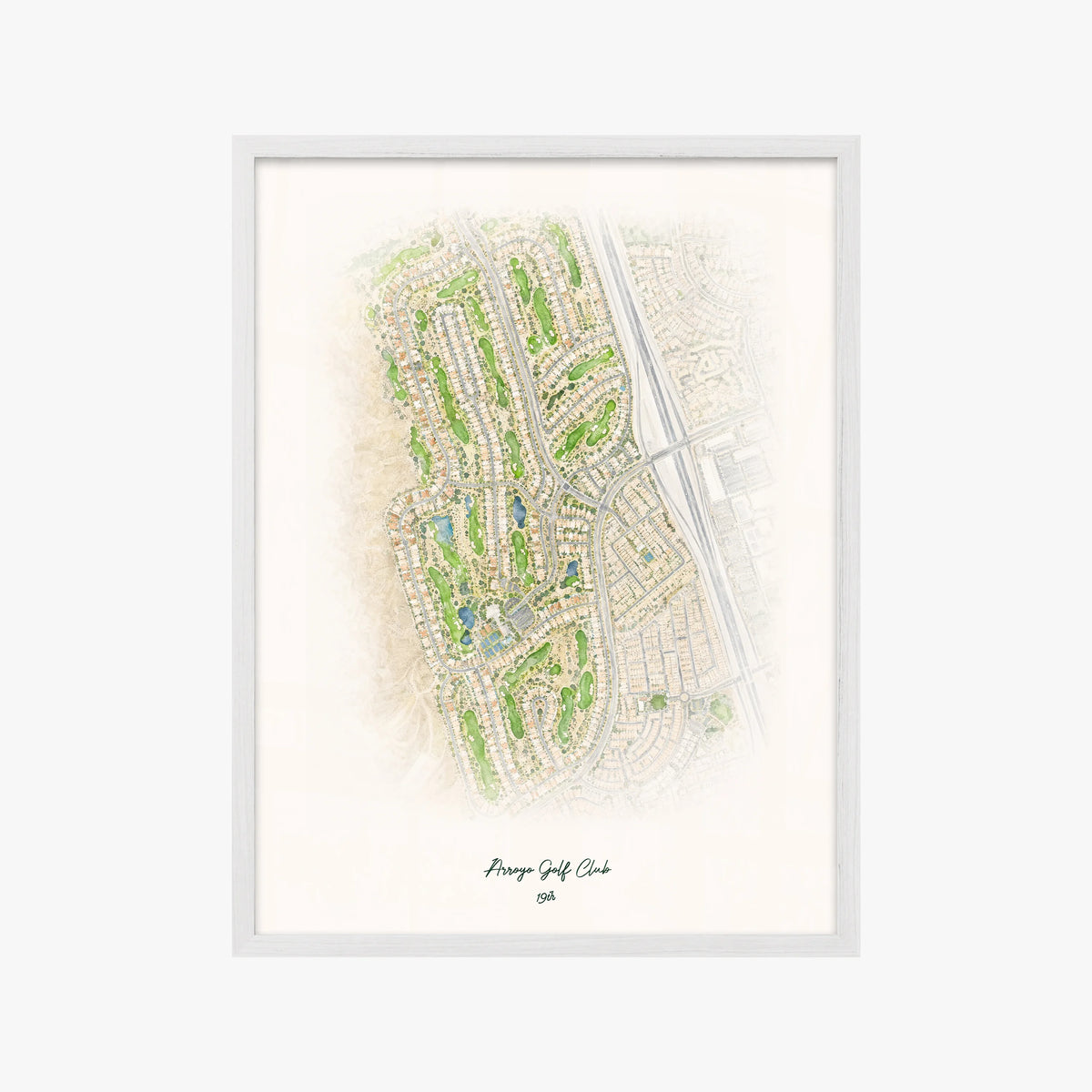 Arroyo Golf Club white frame