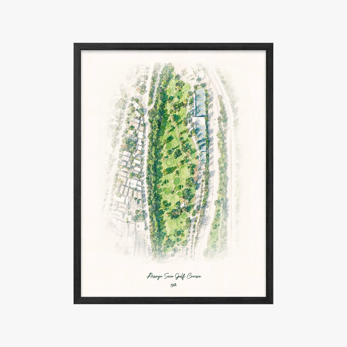 Arroyo Seco Golf Course black frame