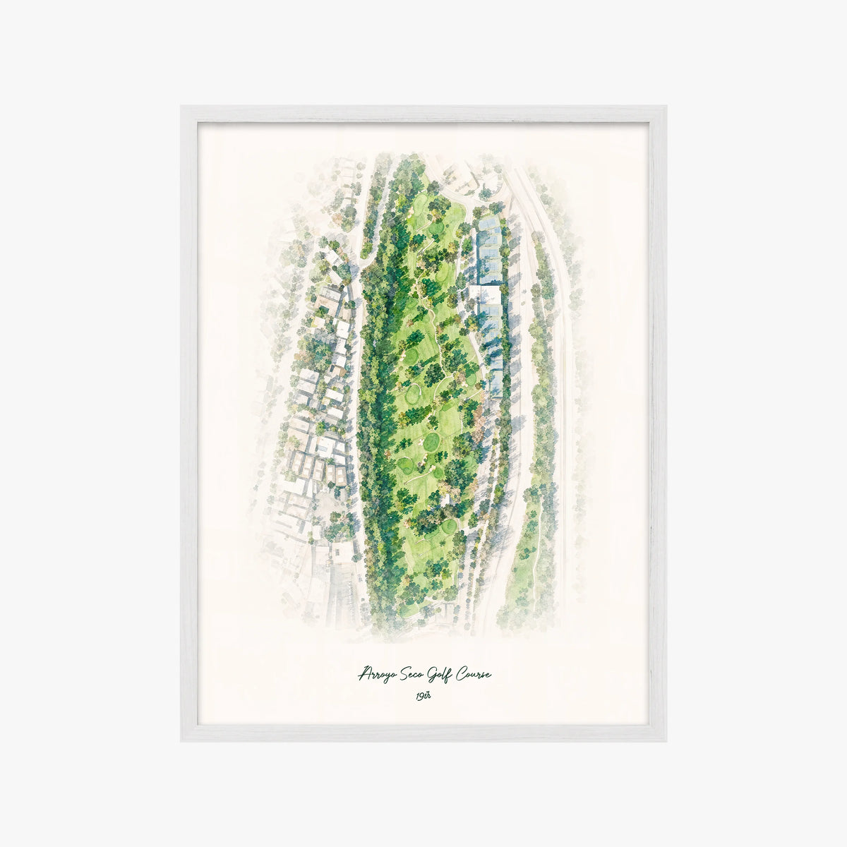 Arroyo Seco Golf Course white frame