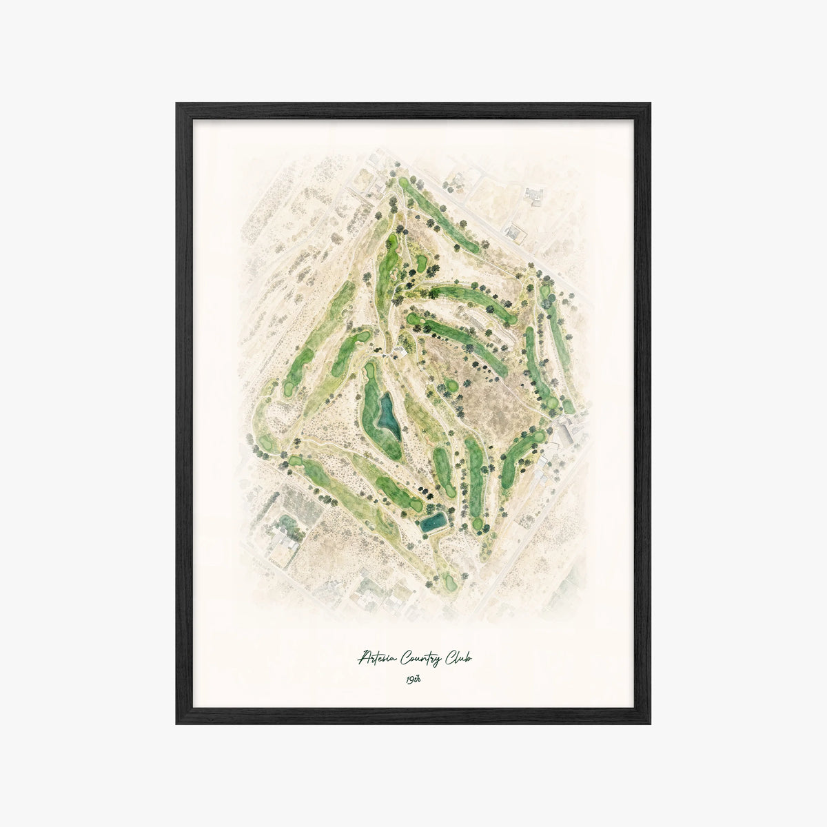 Artesia Country Club black frame