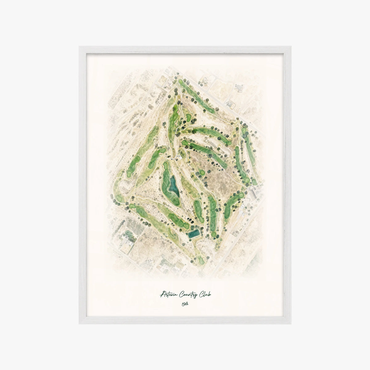 Artesia Country Club white frame