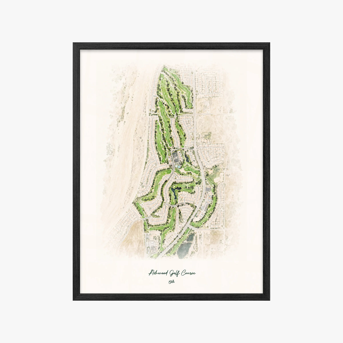 Ashwood Golf Course black frame