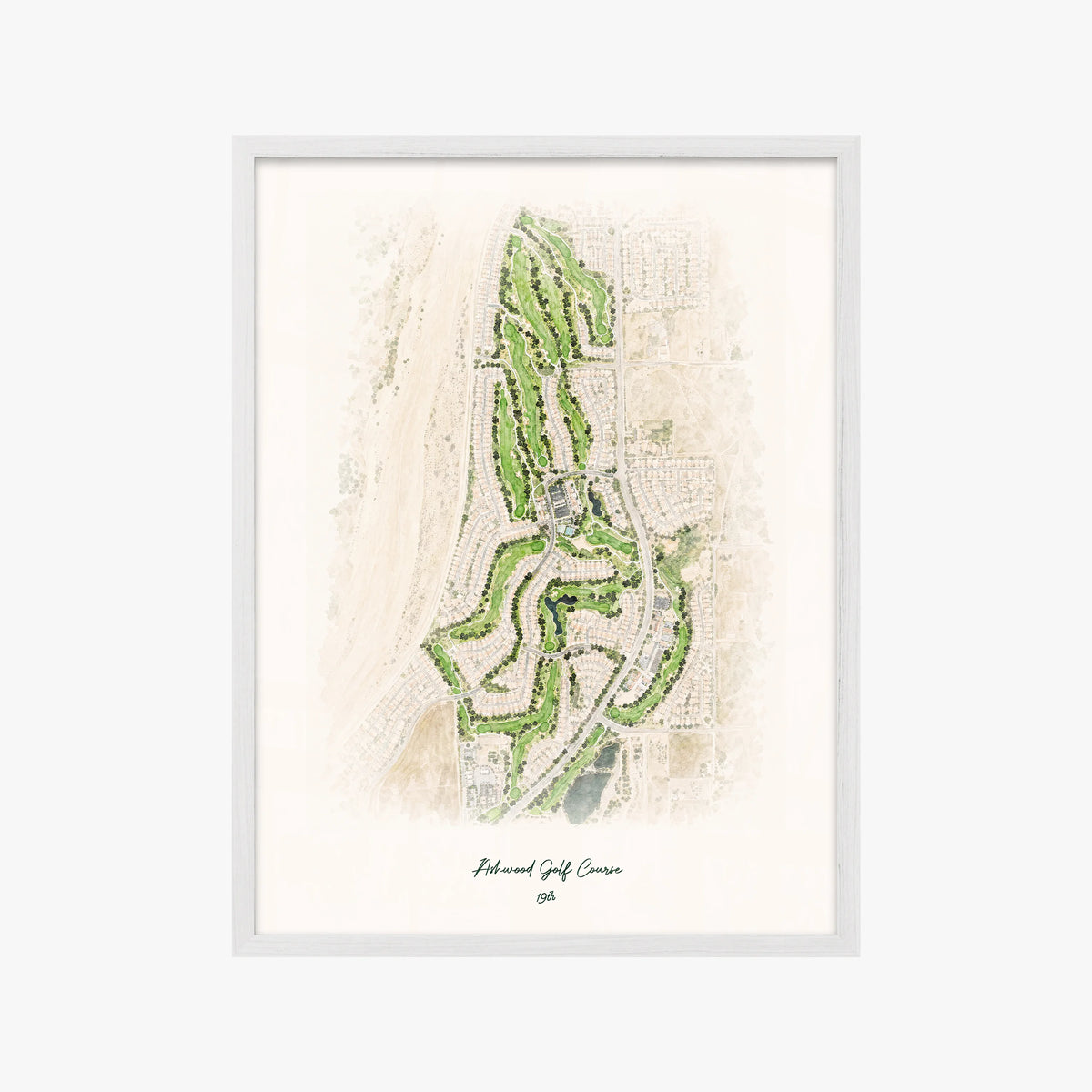 Ashwood Golf Course white frame