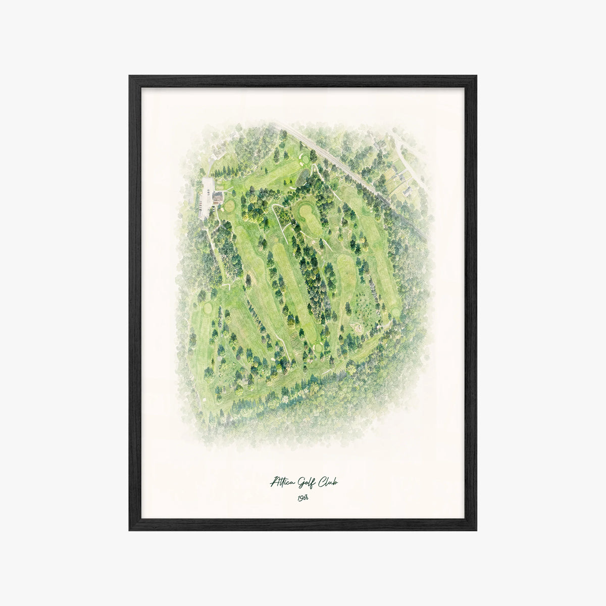 Attica Golf Club black frame