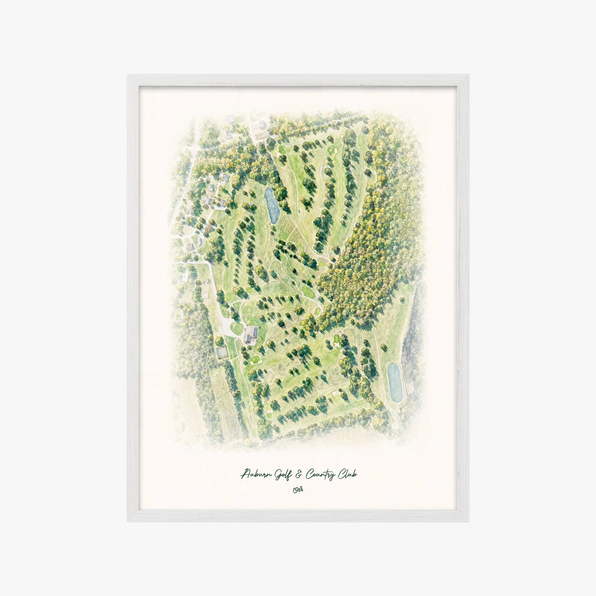 Auburn Golf & Country Club white frame
