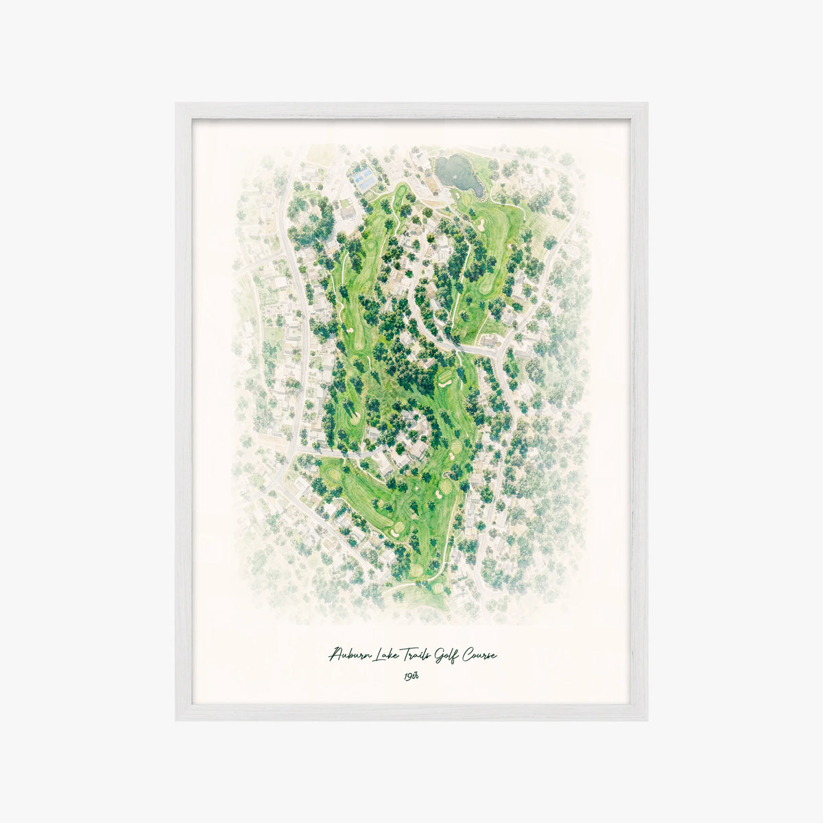 Auburn Lake Trails Golf Course white frame