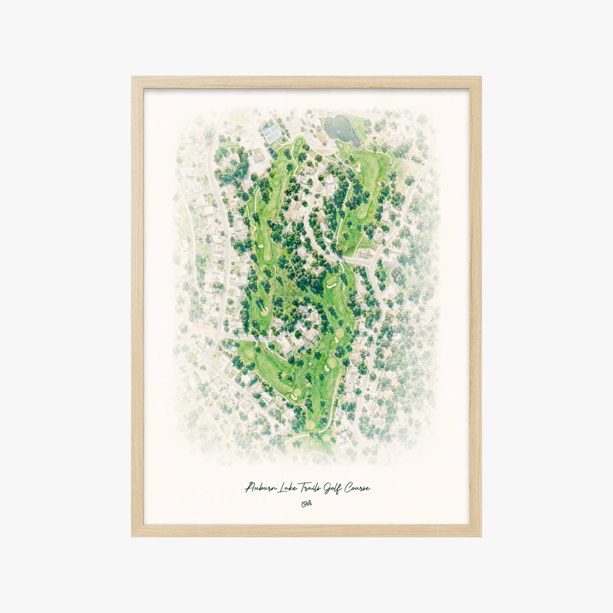Auburn Lake Trails Golf Course wood frame