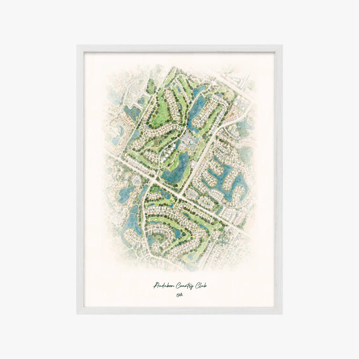 Audubon Country Club white frame