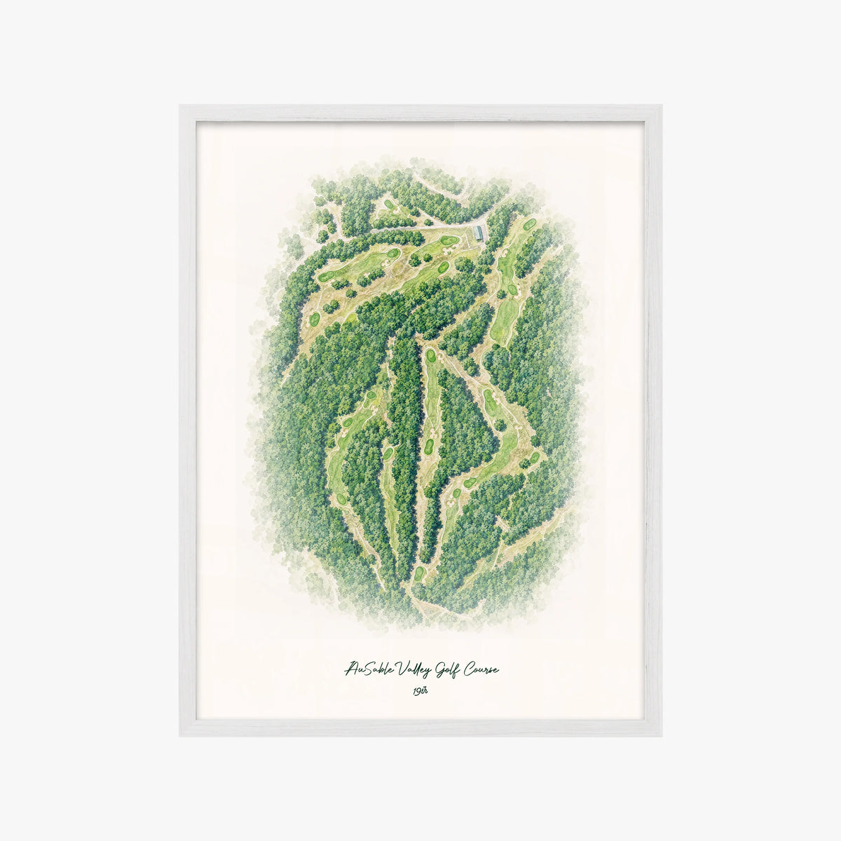 AuSable Valley Golf Course white frame