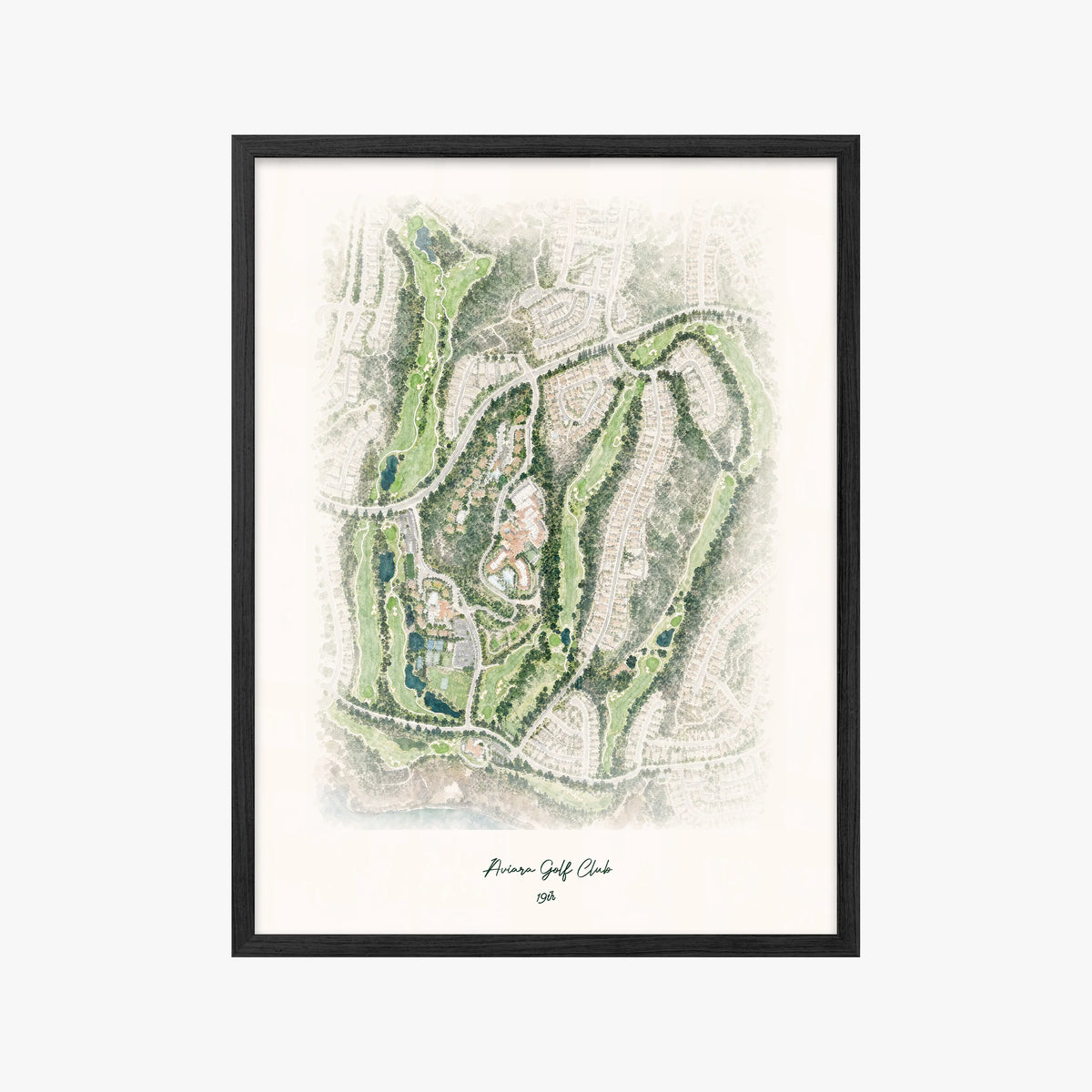 Aviara Golf Club black frame