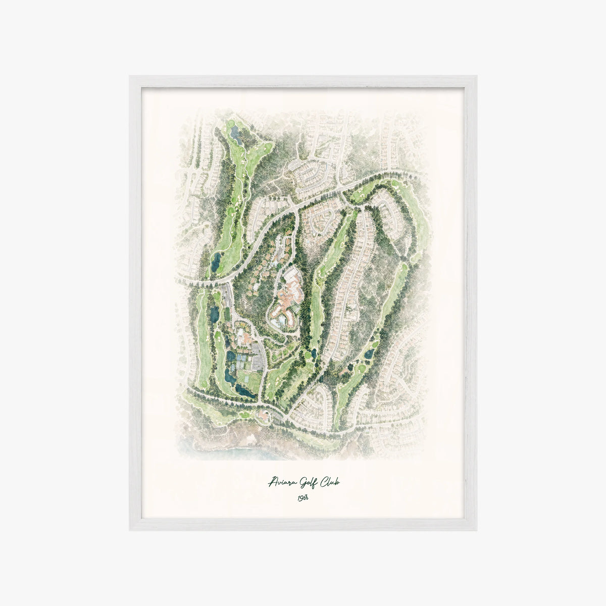 Aviara Golf Club white frame