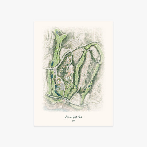 Aviara Golf Club printed artwork