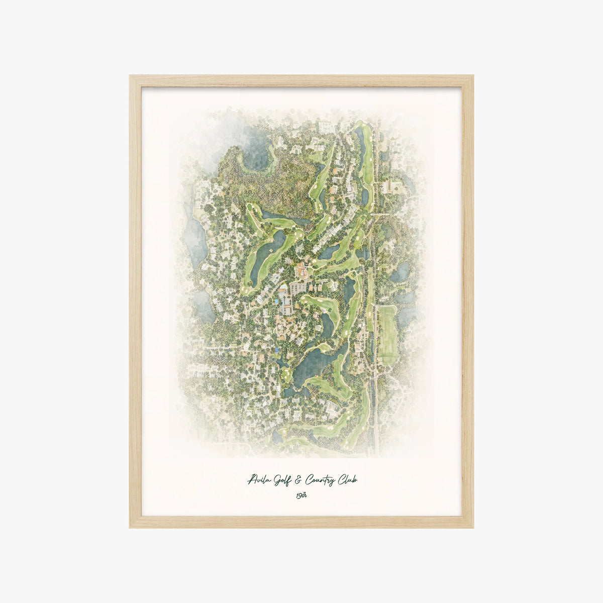 Avila Golf & Country Club wood frame