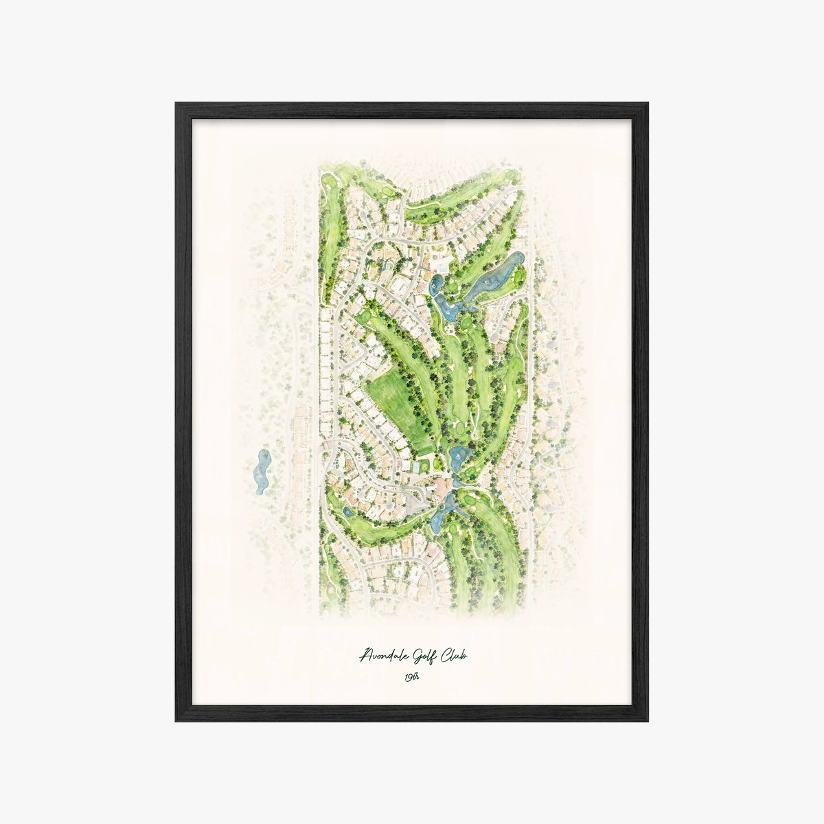 Avondale Golf Club black frame