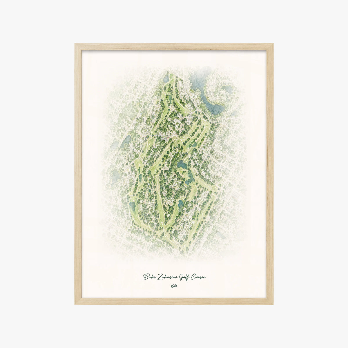 Babe Zaharias Golf Course wood frame