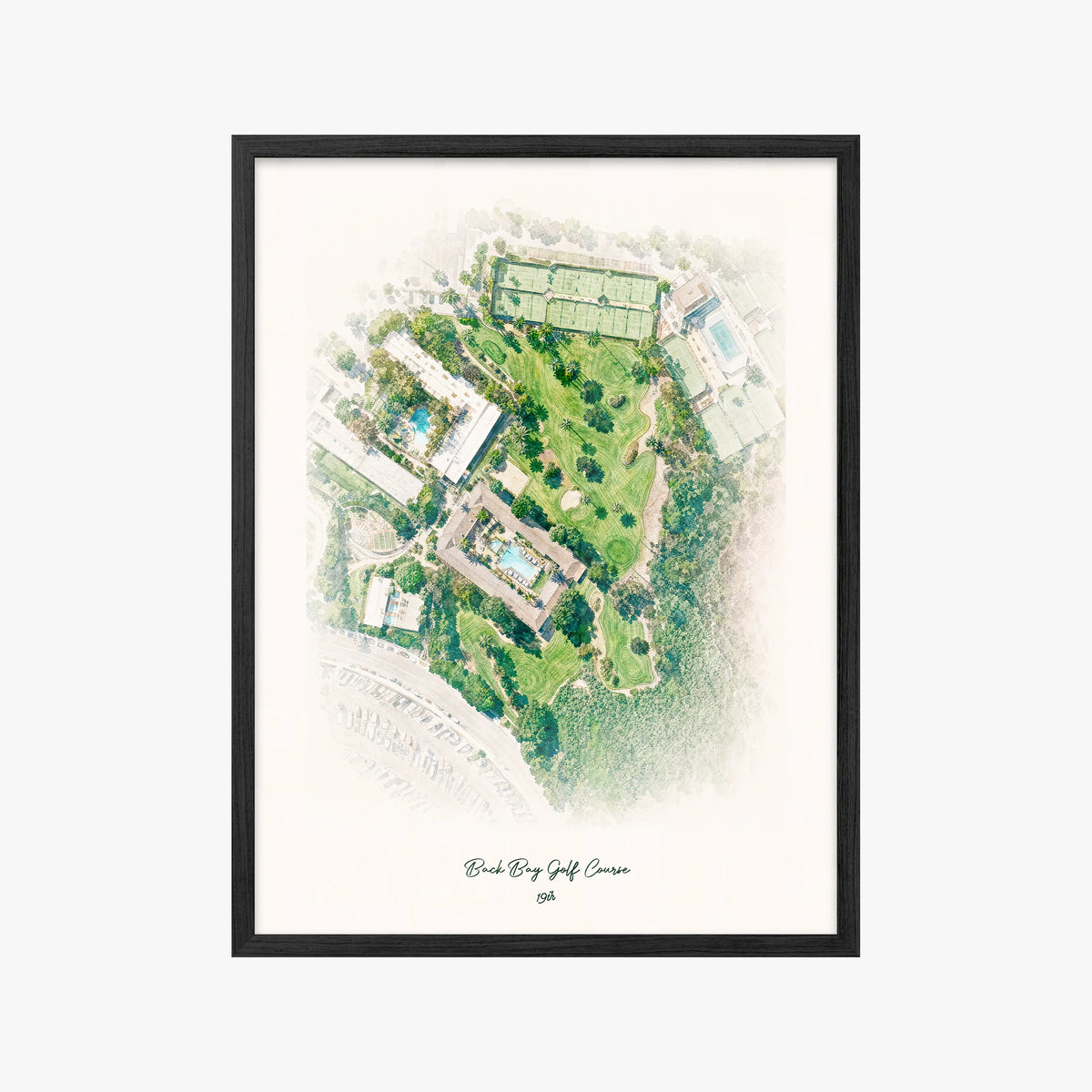 Back Bay Golf Course black frame