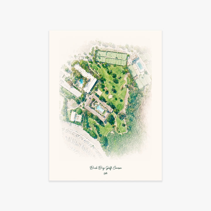 Back Bay Golf Course printed artwork