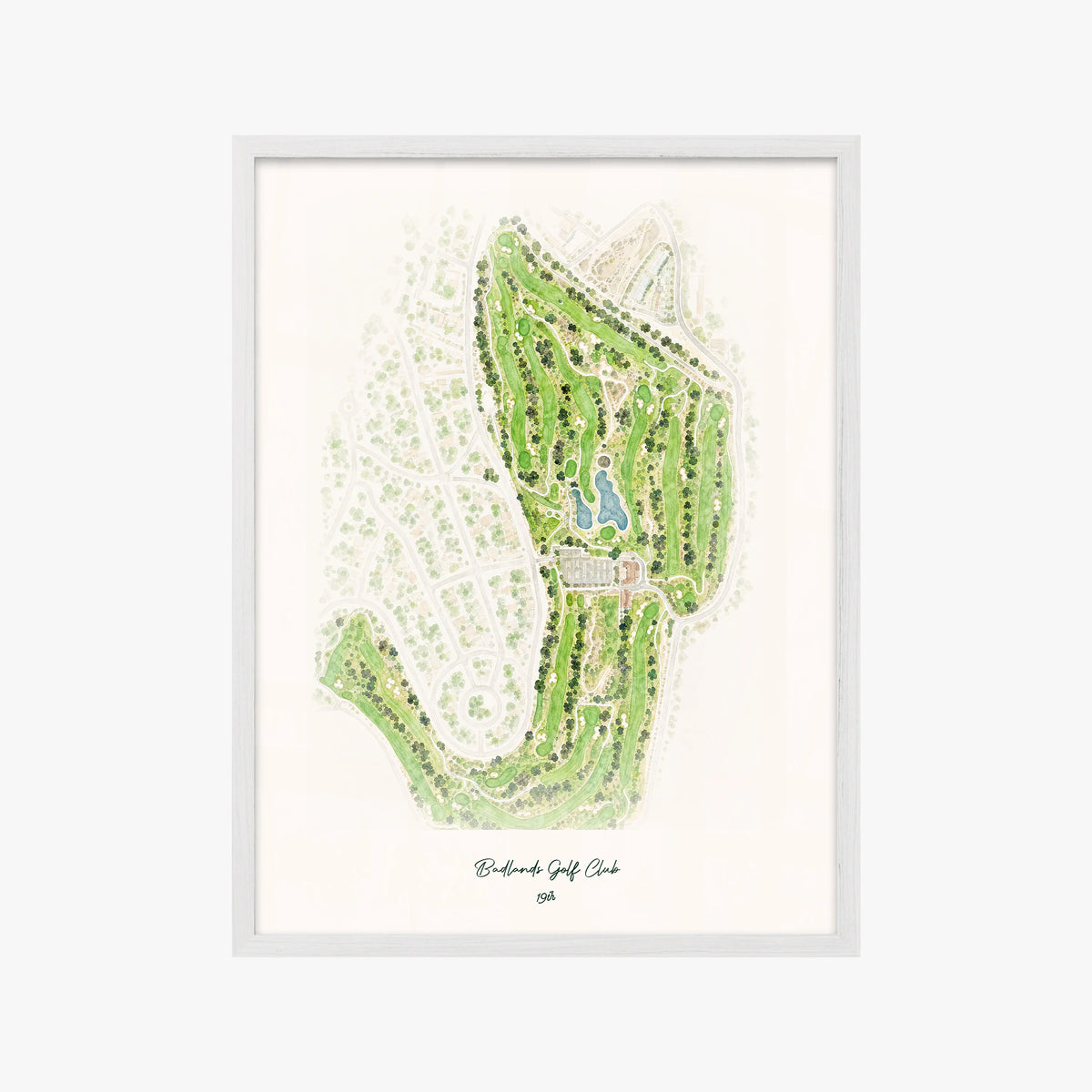 Badlands Golf Club white frame