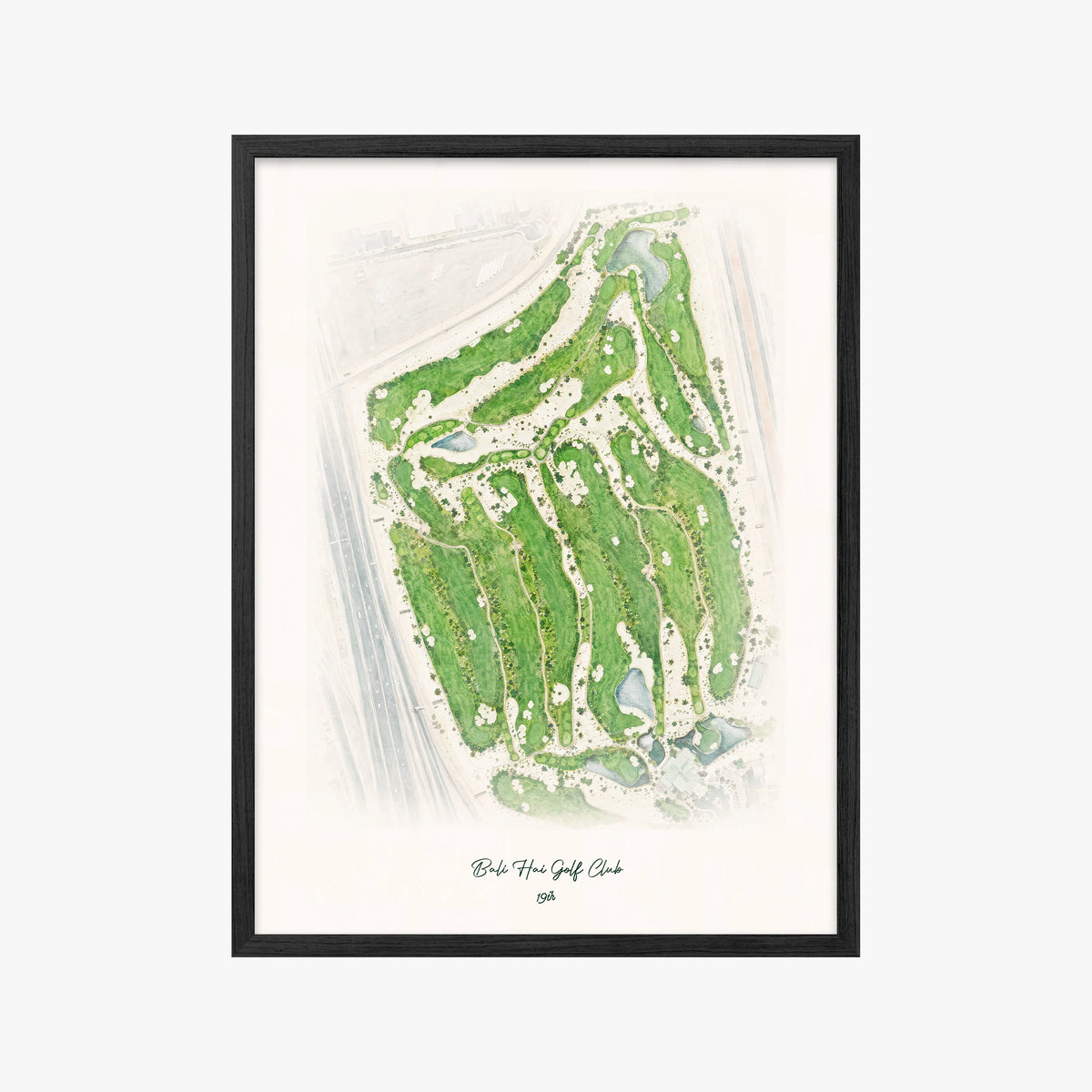 Bali Hai Golf Club black frame