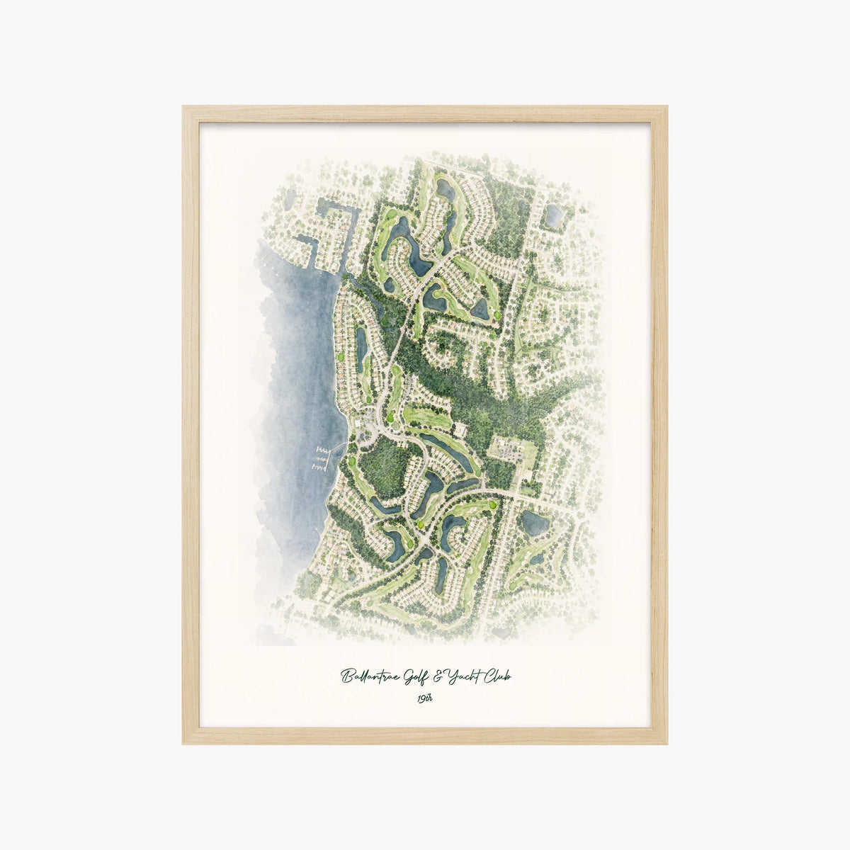 Ballantrae Golf & Yacht Club wood frame