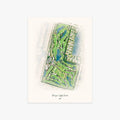 Banyan Golf Course printed artwork