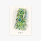 Banyan Golf Course printed artwork