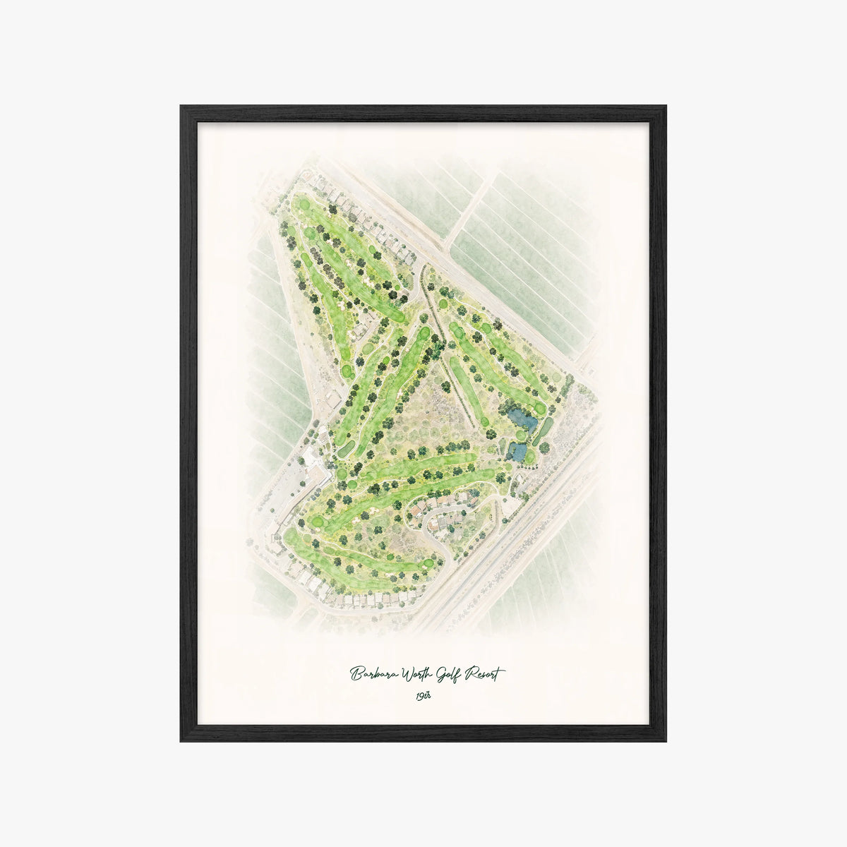Barbara Worth Golf Resort black frame
