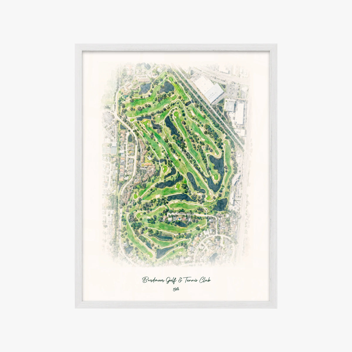 Bardmoor Golf & Tennis Club white frame