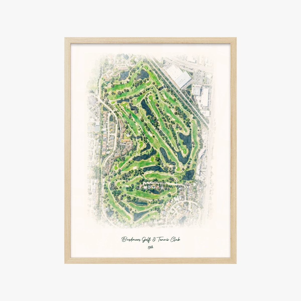 Bardmoor Golf & Tennis Club wood frame