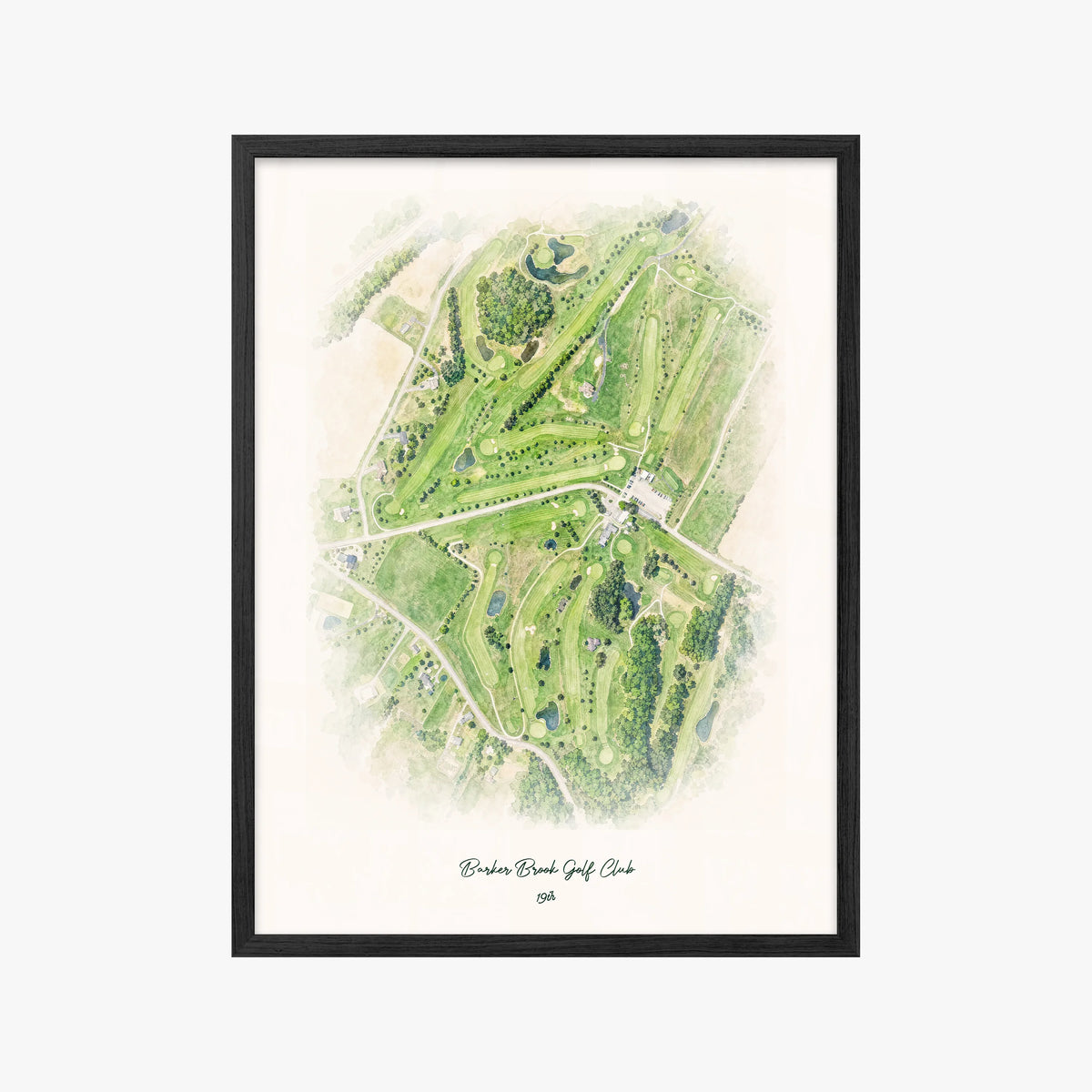 Barker Brook Golf Club black frame