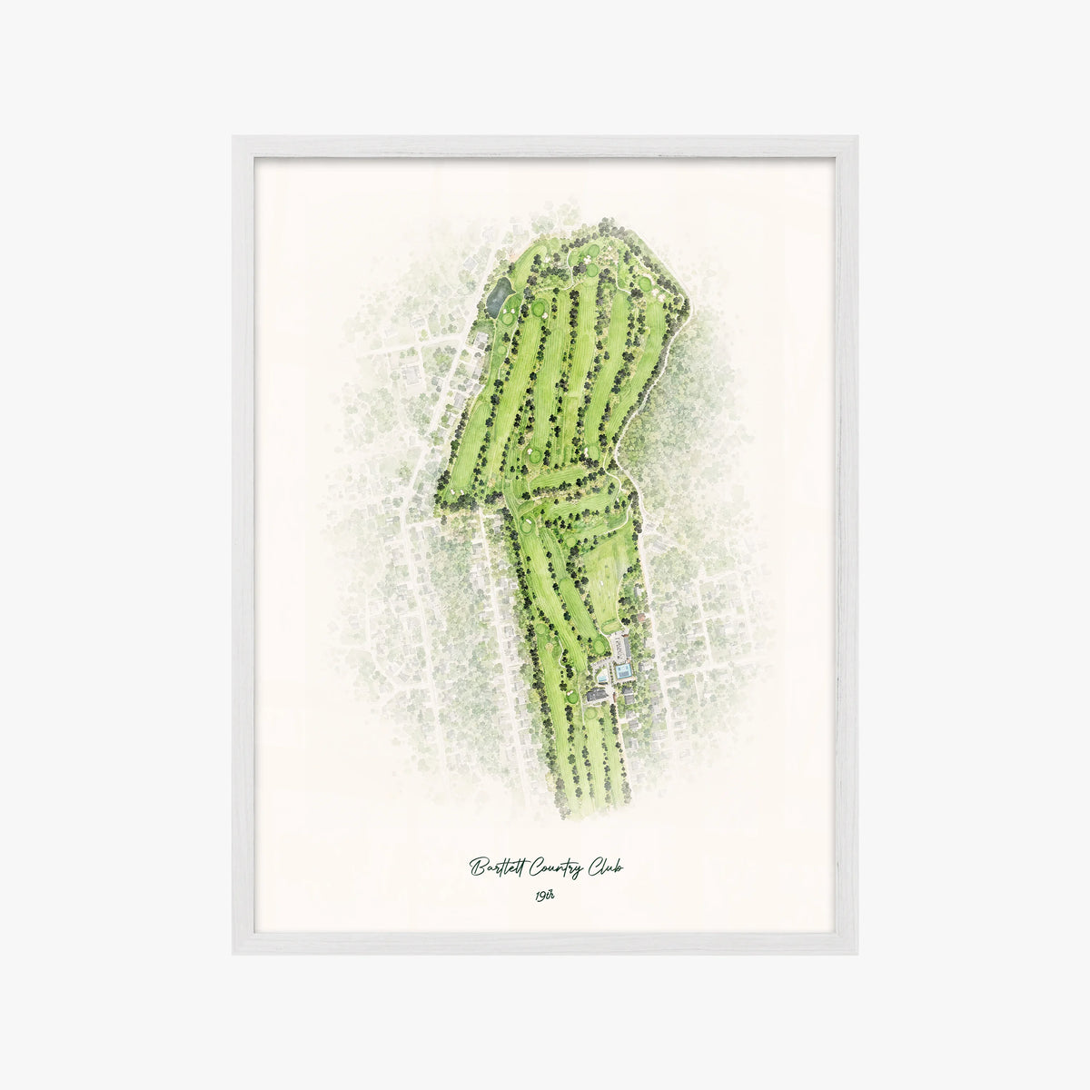 Bartlett Country Club white frame