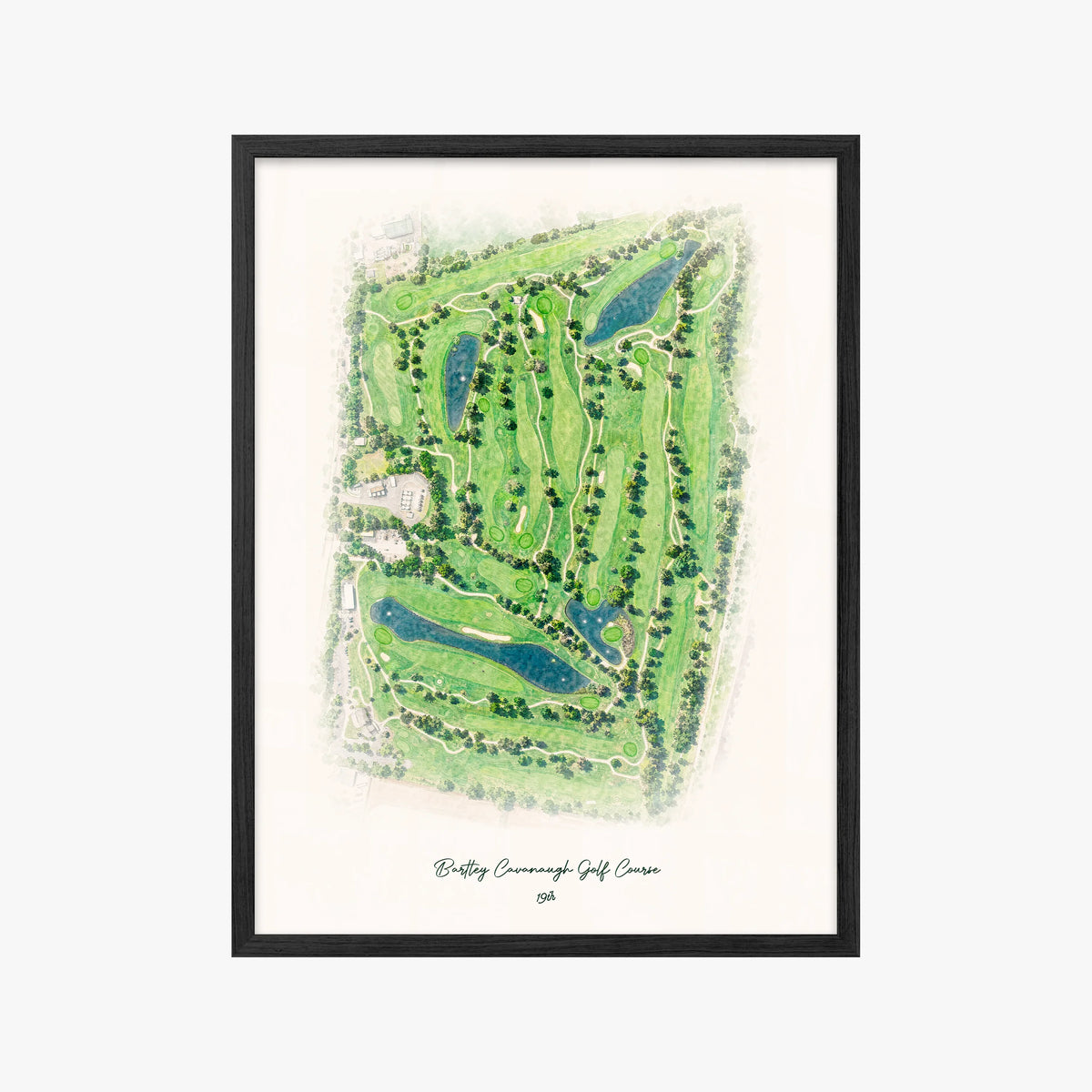 Bartley Cavanaugh Golf Course black frame