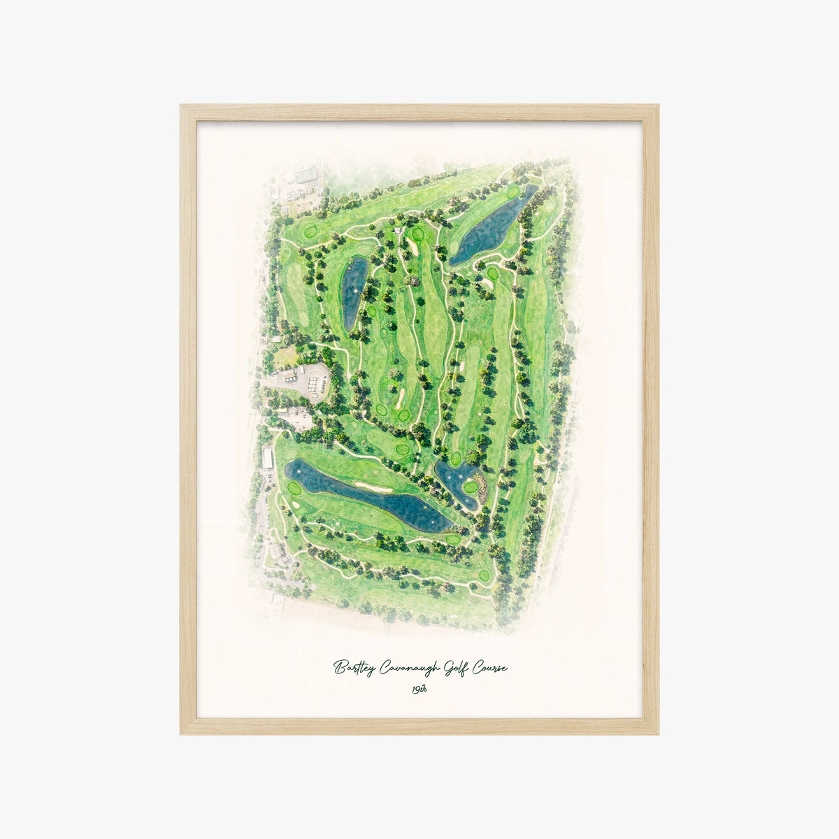 Bartley Cavanaugh Golf Course wood frame