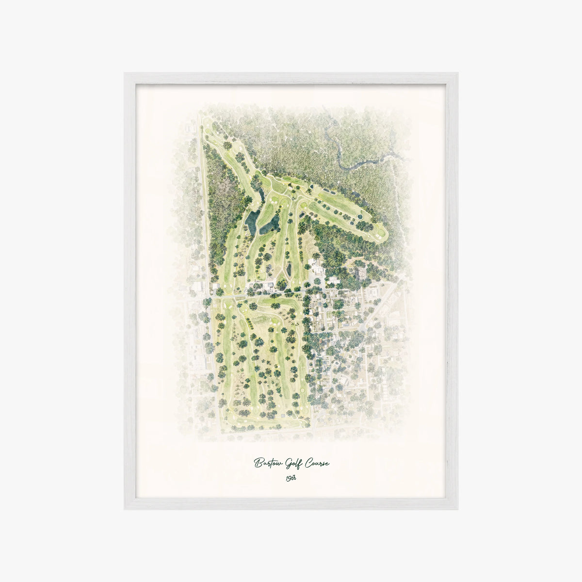 Bartow Golf Course white frame