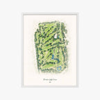 Baseline Golf Course white frame