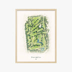 Baseline Golf Course wood frame