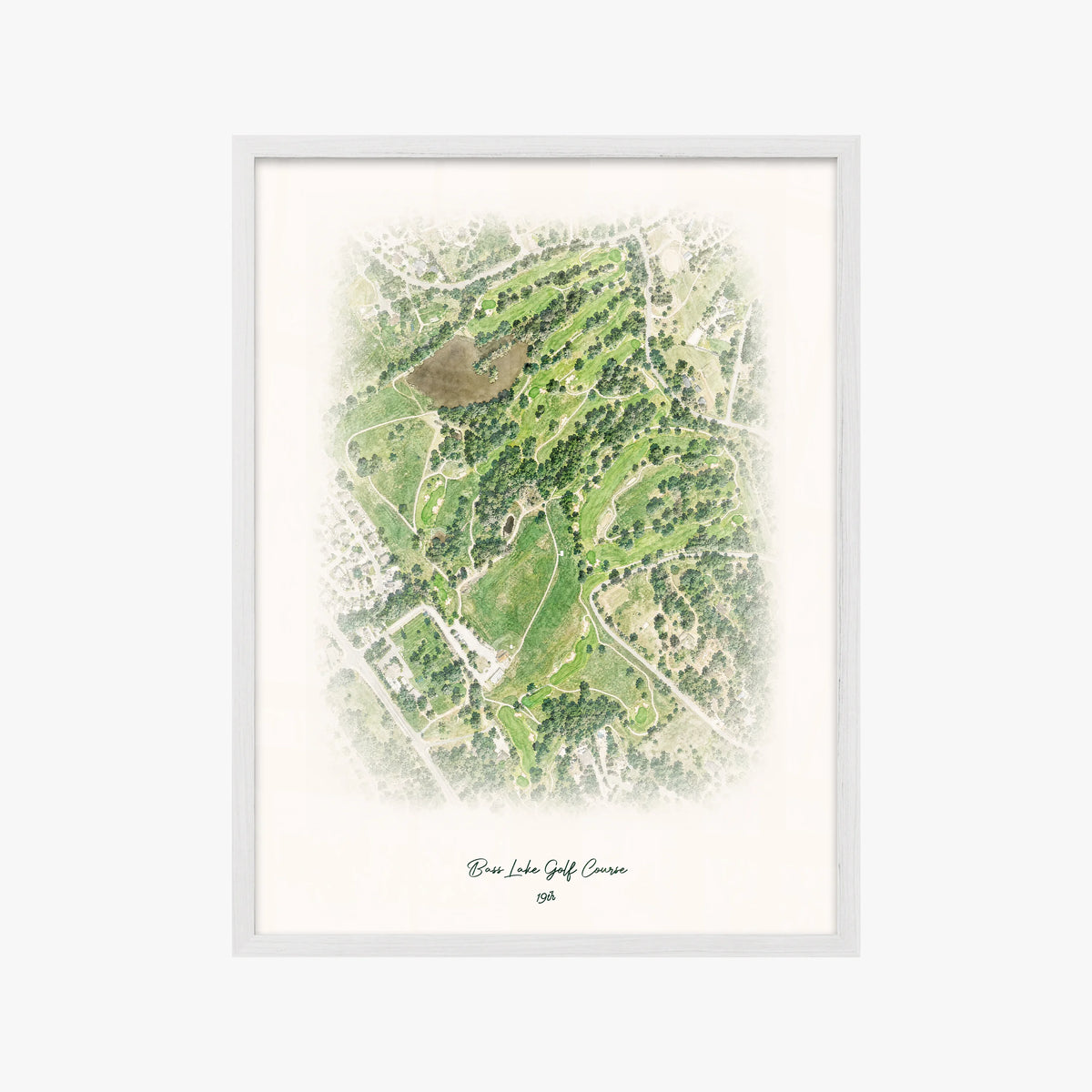 Bass Lake Golf Course white frame
