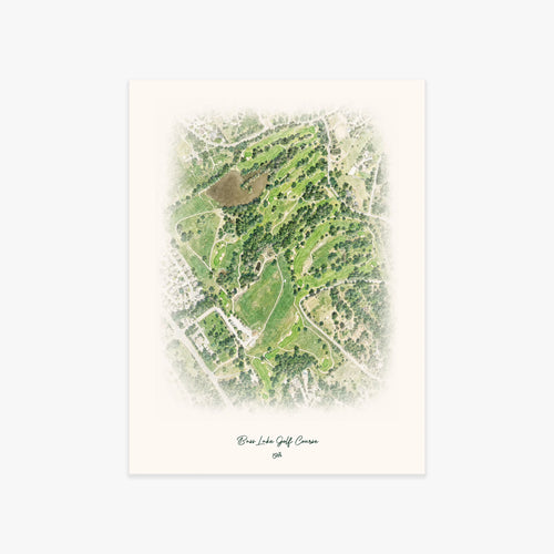 Bass Lake Golf Course printed artwork